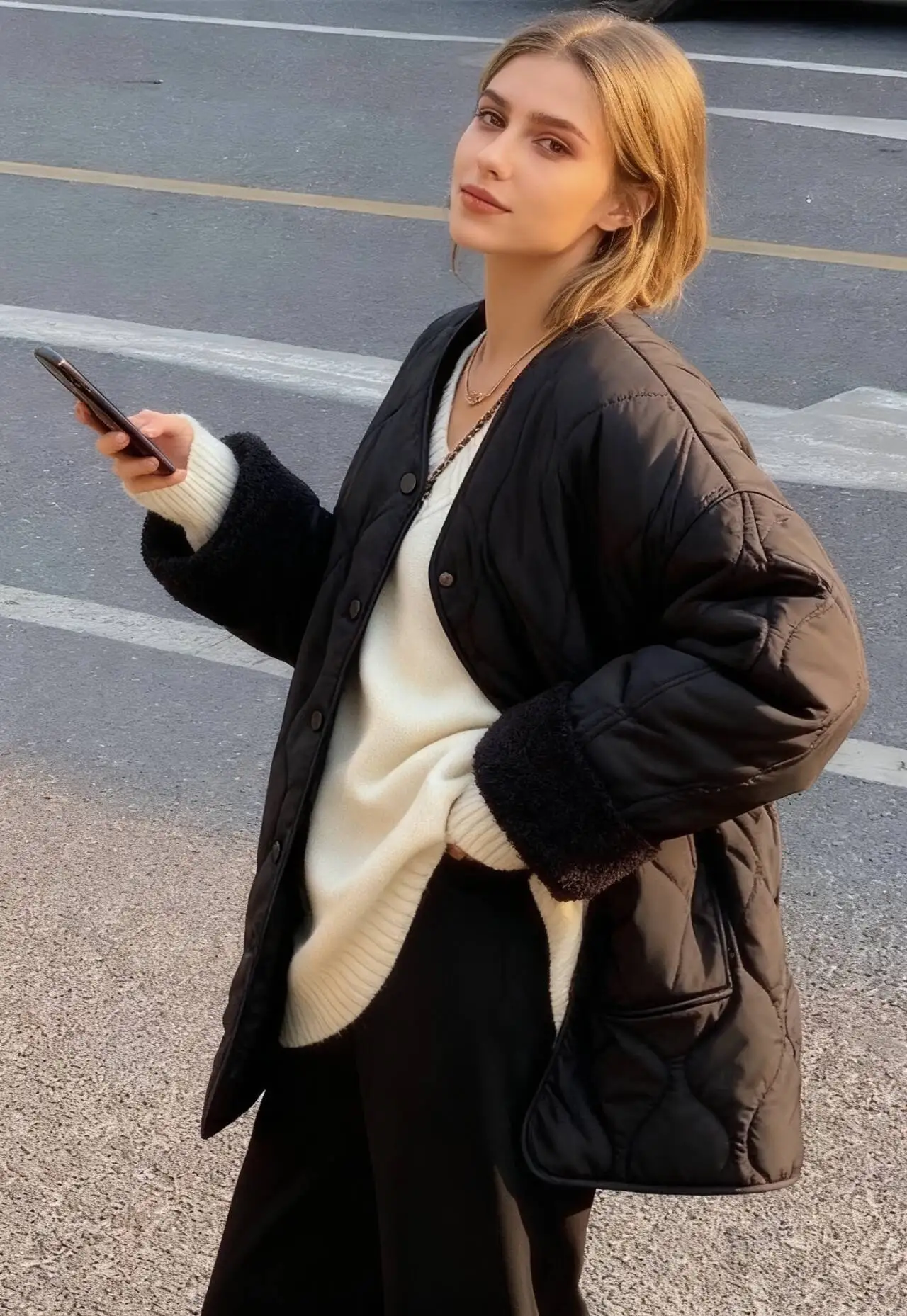 パーカー レディース ガールズ 秋 ラミー フルジップ プレスド クルーネック クロップド エラスティック タイト クリーンフィット カレッジ スクール ユースウェア スリミング イージー