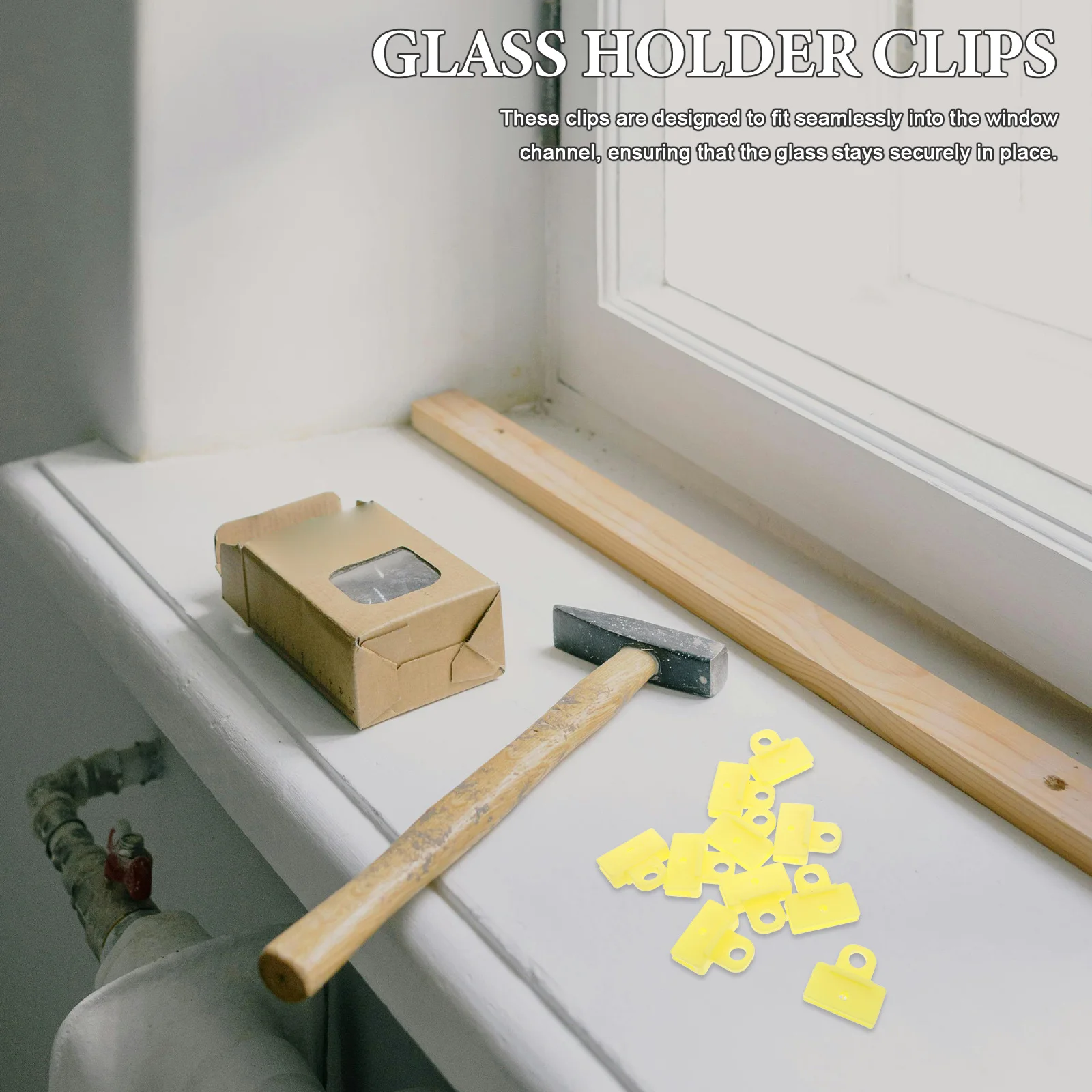 

10Pcs Window Glass Channel Clips Strong Hold Car Door Glass Retainer Clip Smooth Operation for Front Rear Doors Truck