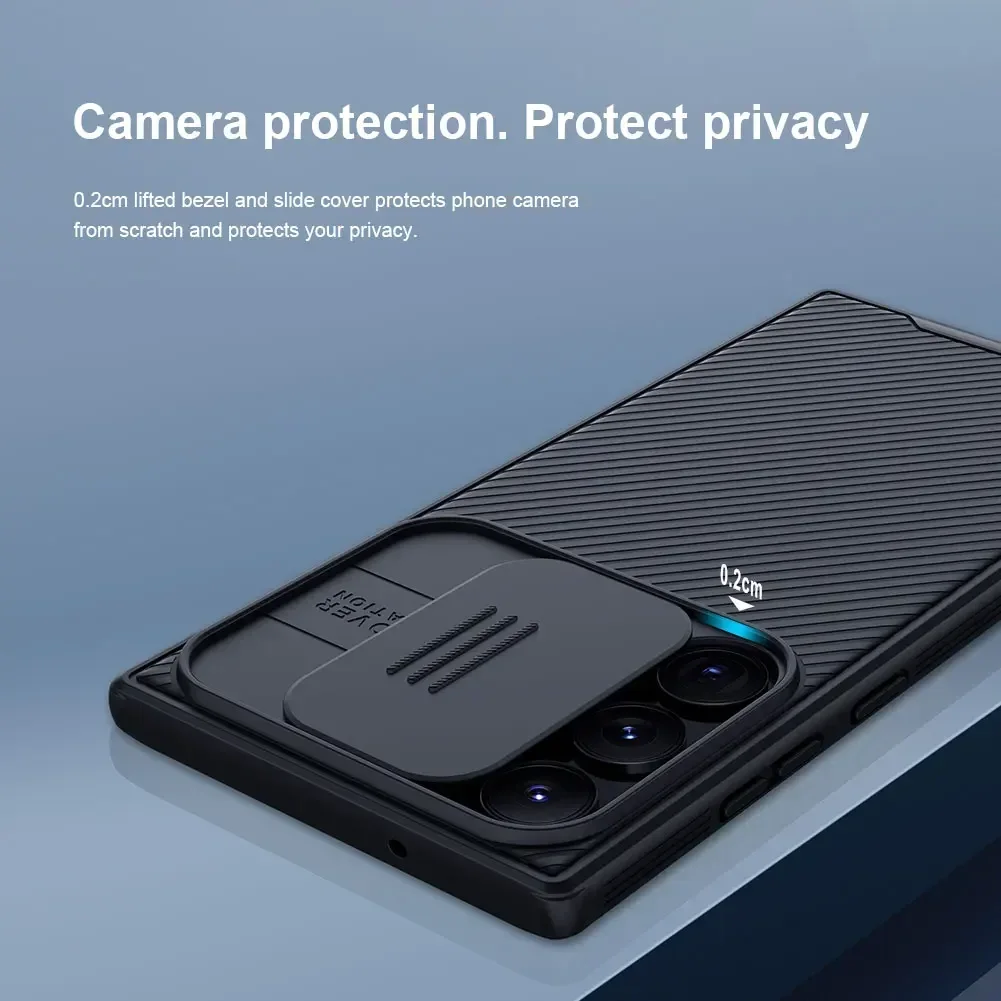 Nillkin-Samsung Galaxy s23 ultra,s23 plus,s22 ultra,s21 ultra,s20に適したCamshield proスライドカメラカバー,電話ケース,プロテクター