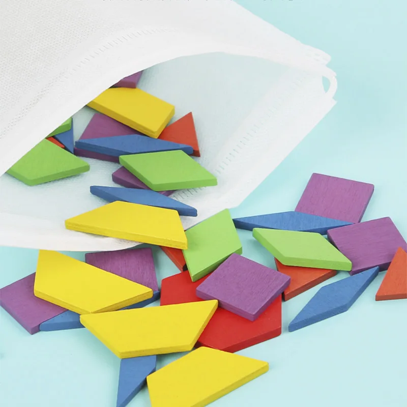 

155 шт., деревянная доска-головоломка, соответствующая форме, набор красочных Монтессори, обучающие познавательные развивающие игрушки для детей