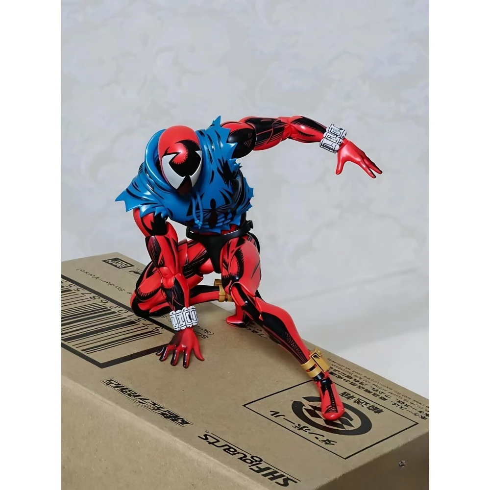 

Original Bandai Spider-Man S.H.Figuarts SHF Scarlet Spider Spider Man Across the Spider Verse Action Figure Toy PVC Model gift