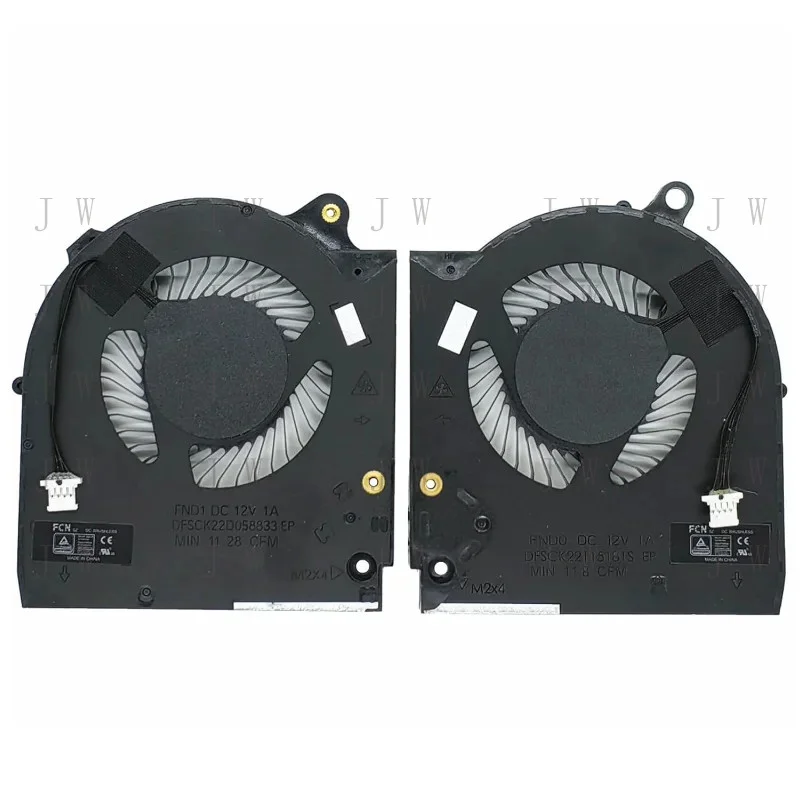 

DDJ CPU GPU Cooling Fan For Dell M15 R5 R6 Ryzen Edition DFSCK22115181S FND0 12V 1A