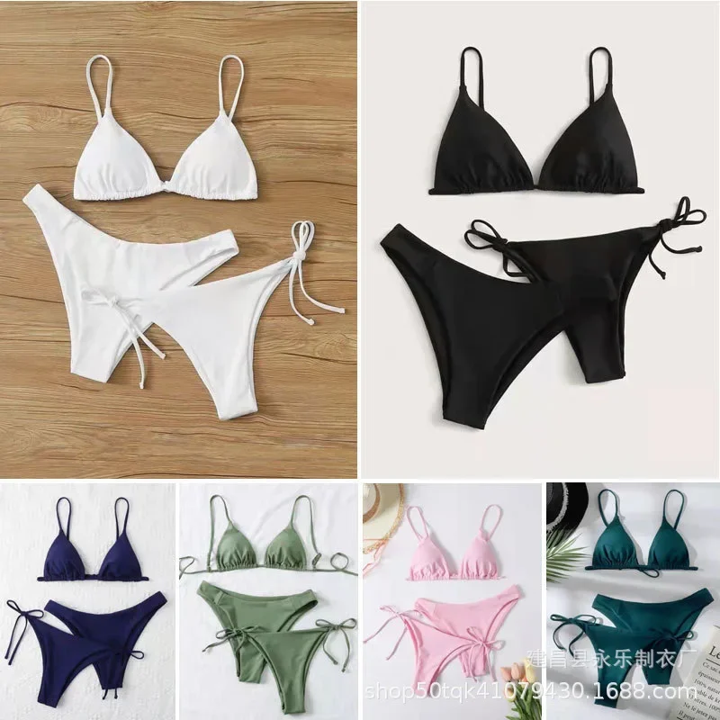 New Bikini Split Swimsuit Three Piece Set Fashionable Bikini Hot Spring Swimsuit