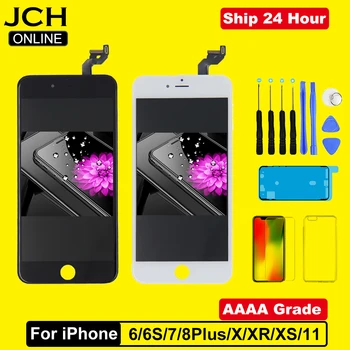 IPhone 6 6S 7 8 artı LCD için AAAA sınıf mükemmel 3D dokunmatik ekran Digitizer meclisi iPhone X XR XS MAX 11PRO 12 13 14 ekran