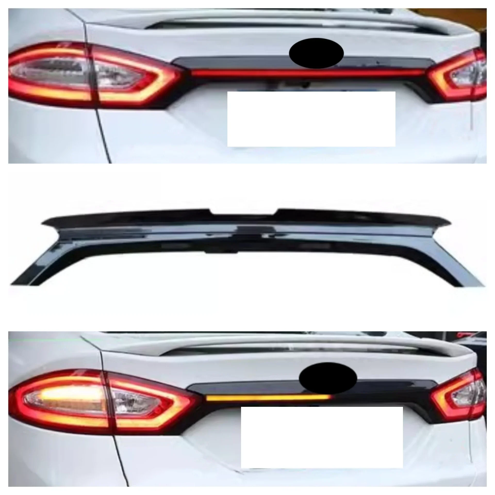 Body Kit Through Lamp for Ford Mondeo & Fusion 13-16 Convert Led Rear Center Car Light Car Accessories