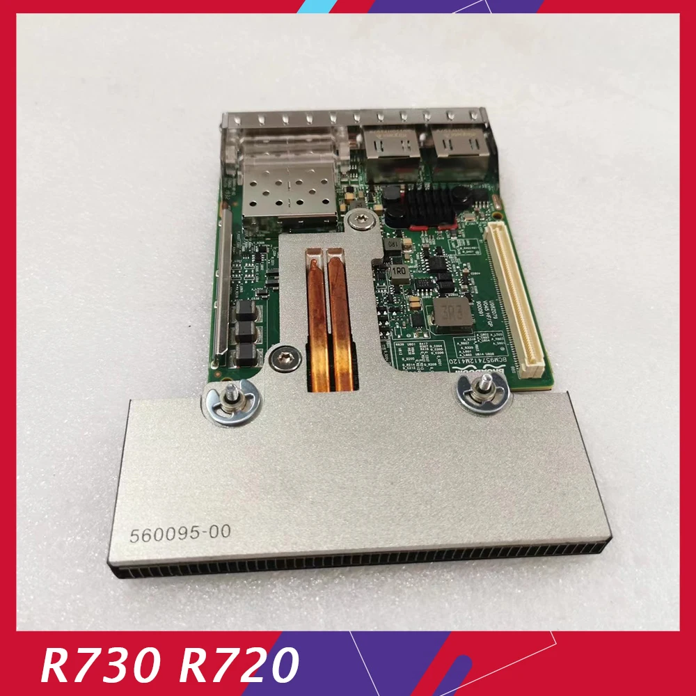 R730 R720 X520+I350 0C63DV MT09V NWMNX BCM57412/5720 Network Card