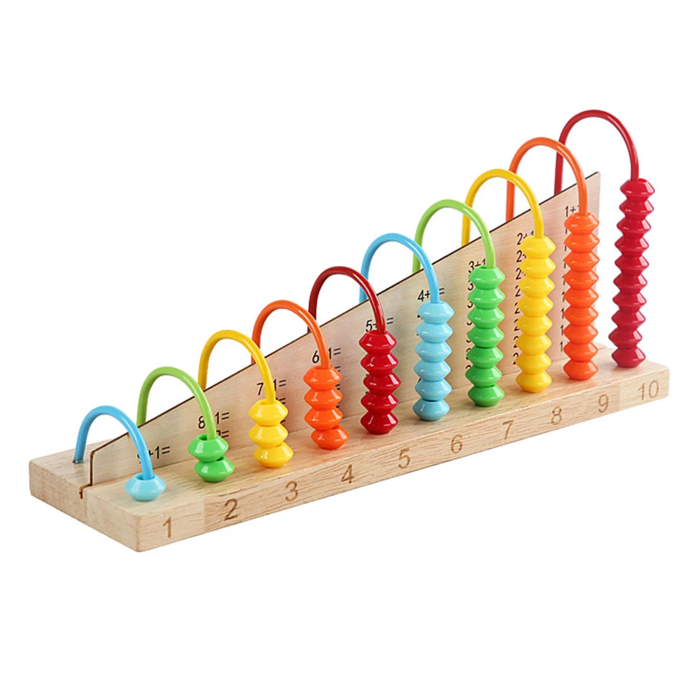 

Addition and Subtraction Calculation Rack Bead Arithmetic Abacus Abacuses Kids Math Leaning Teaching Aids Cognitive Toy