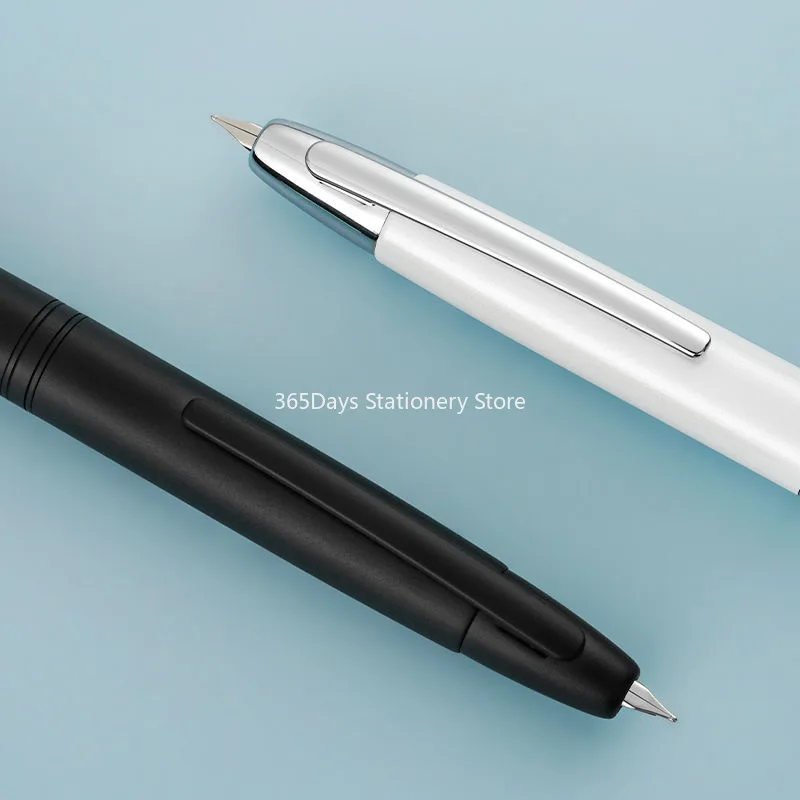 New JINHAO 10 Press Fountain Pen Retractable EF/F Nib Metal Matte Black With Clip Writing Ink Pen Converter For Students Gifts