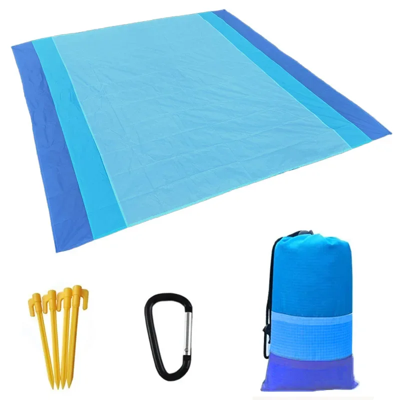 2x2,1 m Wasserdichte Tasche Strand Matte Decke Falten Camping Matratze Tragbare Leichte Matte Outdoor Picknick Matte Sand strand Handtuch