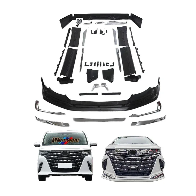 

2024 Alphard Model Pp Plastics Body Kit Car Bumper For Alphard 40 Series Bodykit