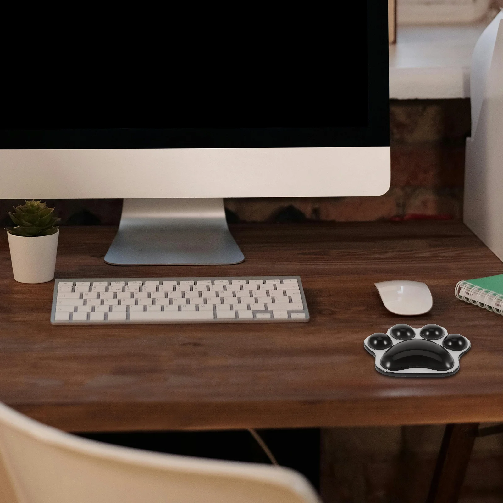 

Cute Gel Transparent Cat Paw Wrist Rest Silicone Mouse Pad Keyboard Cushion Ergonomic Office Computer Gaming Desk Wrist Support