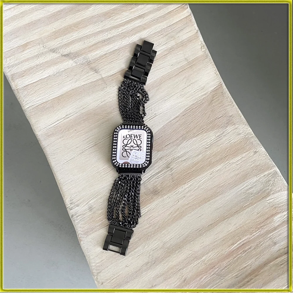 Watch Bracelet Brand New Watch Strap for Apple Watch iwatch Tassel Metal Chain Watch Strap for iwatch123456se