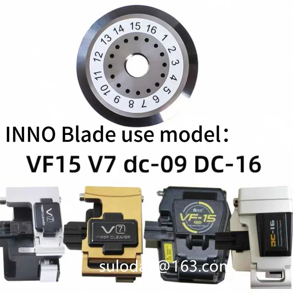 INNO الألياف الساطور شفرة B-77 صالح ل VF-15/V7/DC-09/DC-16 قاطع الكابلات الضوئية قطر 22.5 ملليمتر