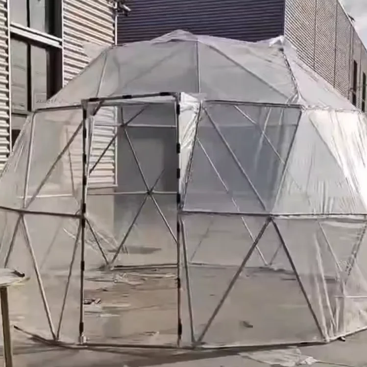 

Customized greenhouseLow Cost Plastic Family Garden Small Dome Greenhouse Agriculture Greenhouse Tunnel | Galvanized Frame | E