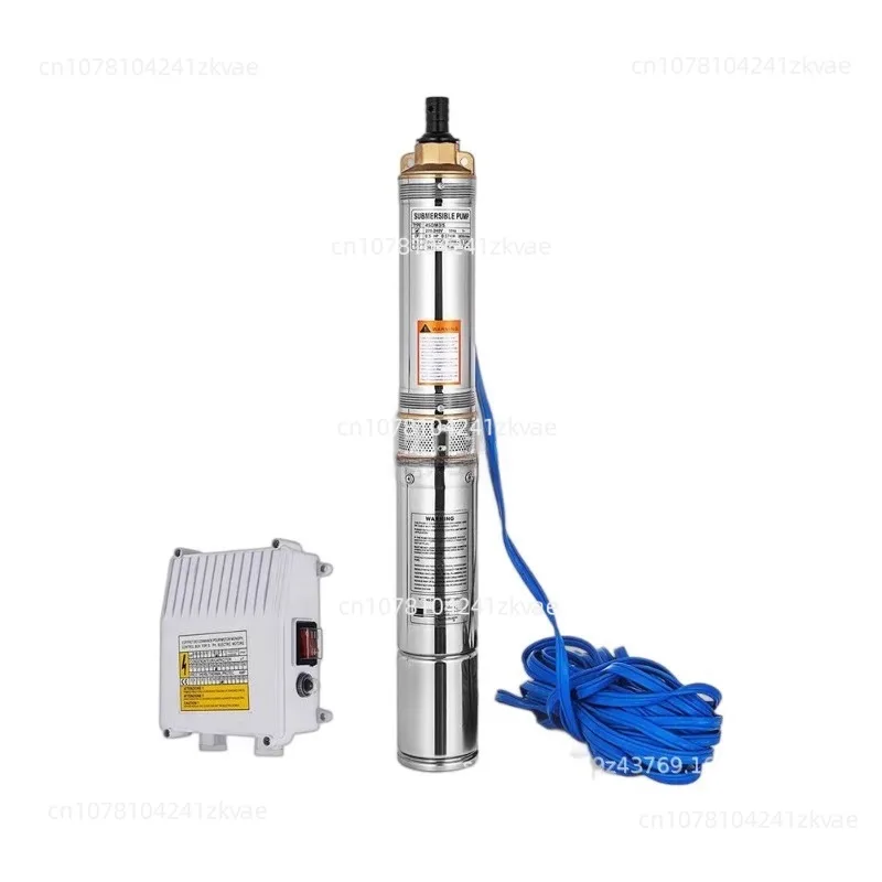 100 high lift stainless steel multi-stage submersible deep well pump 1.5Hp industrial oil immersion pump large flow