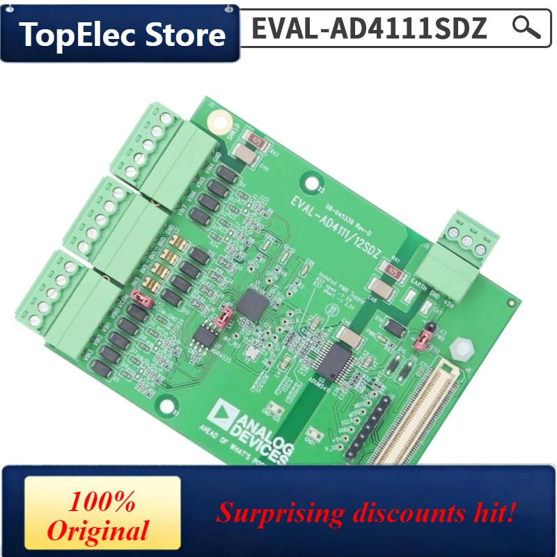 TopElec EVAL-AD4111SDZ 24-Bit 31.25k SPS ADC Evaluation Board High-Precision for Industrial Measurement
