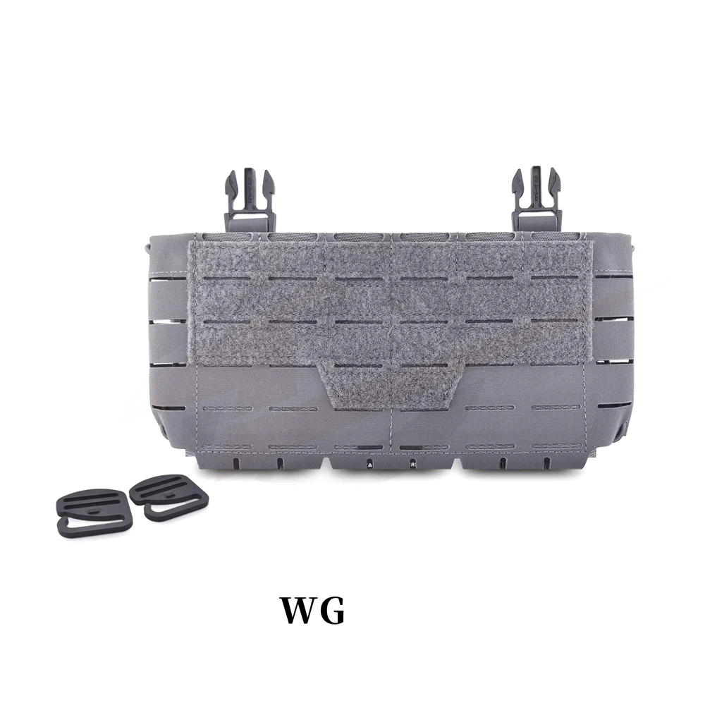 Taktische, verstellbare Brusttasche mit Haupttasche und Frontpanel für ARC Placard V4 Weste, Dreifach-Magazintasche für 5.56 und 7.62 Munition – Detail 17