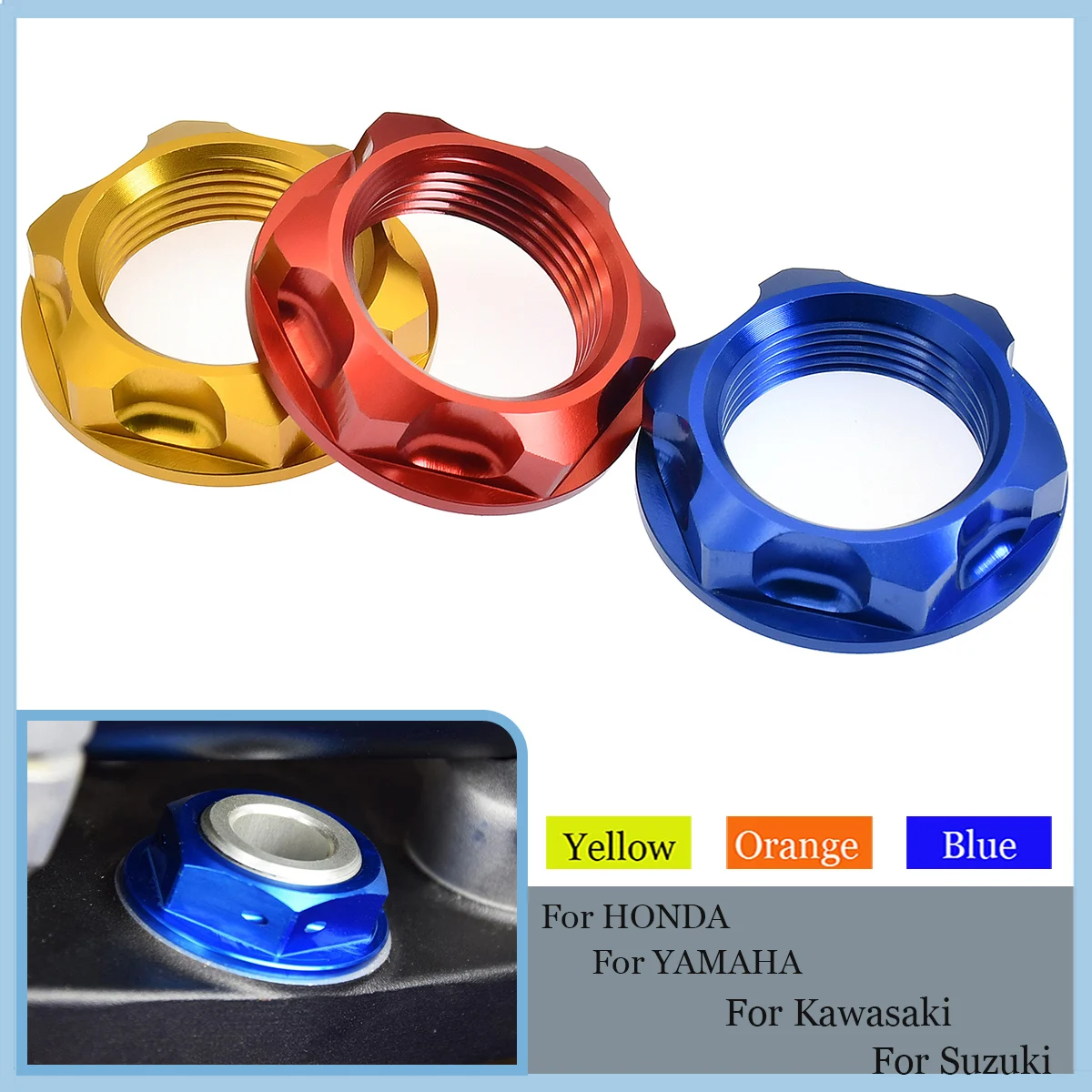 

CNC Steering Stem Nut For Yamaha YZ250F YZ450F YZ125 YZ250 YZ400F YZ426F YZ125X YZ250X YZ250FX YZ450FX WR250F WR450F YZ