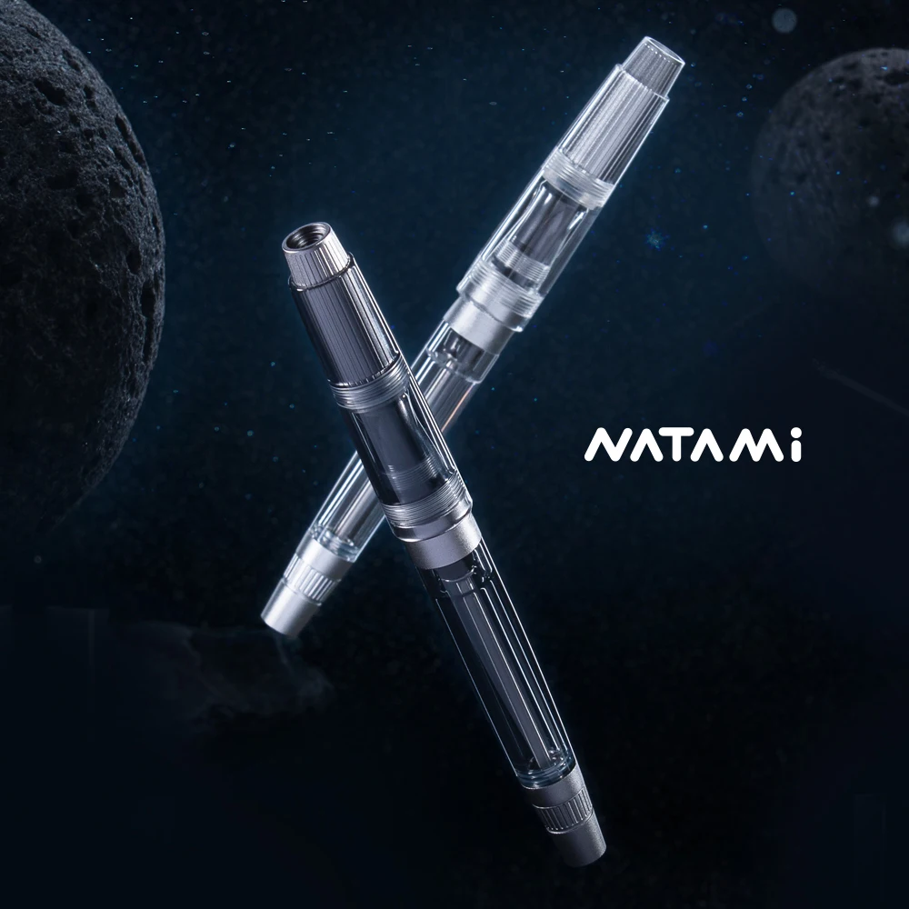 

Natami Vacuum Filling Fountain Pen Fine /No.6 Nib Titanium & Acrylic Writing Office Business ， Writing Office Business Gift Pen
