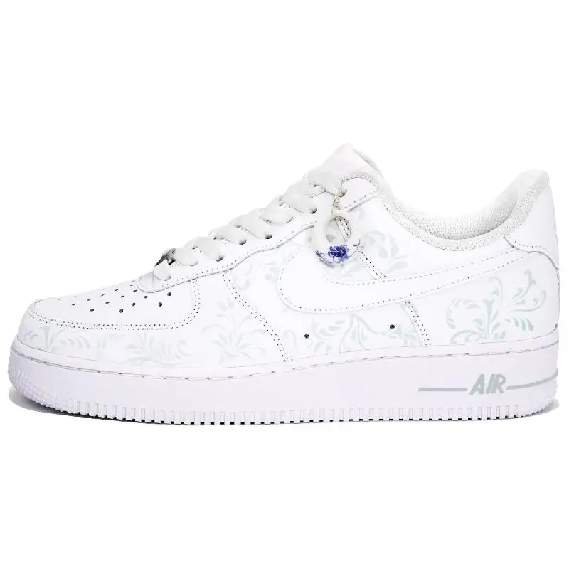 【Customize】Nike Air Force 1 Skateboarding Shoes Unisex Low-top White Sneakers shoes CW2288-111