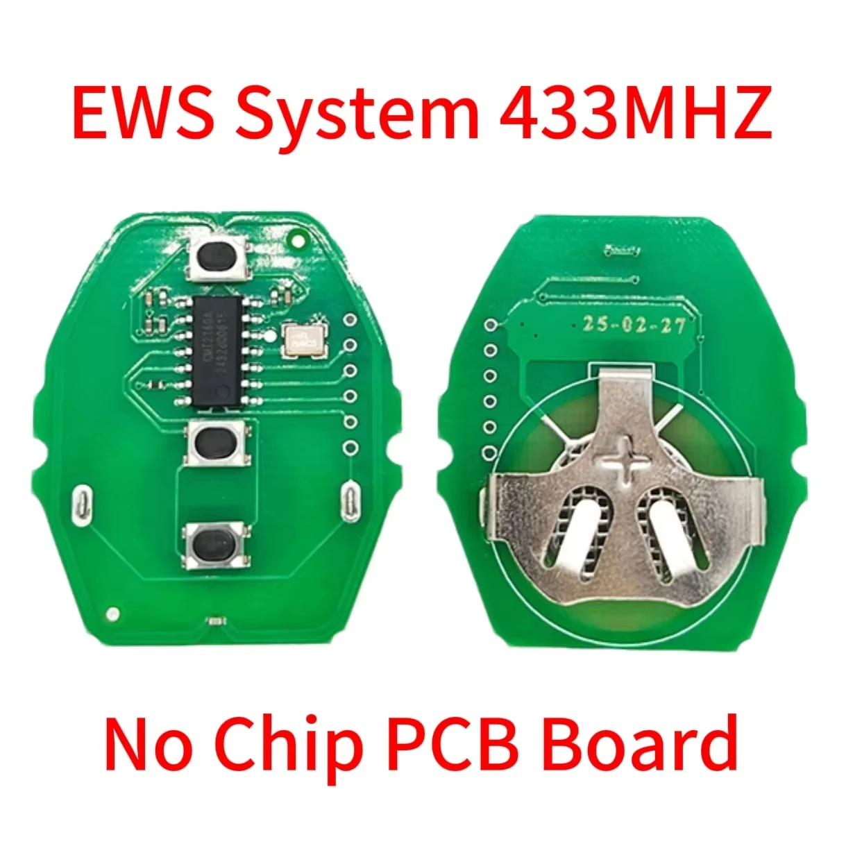 BMW EWS System ID44Chip for BMW Remote Car Key  Keyless 315/433MHz Compatible with E38 E39 E46 X3 X5 Z3 Z4 with Battery car key