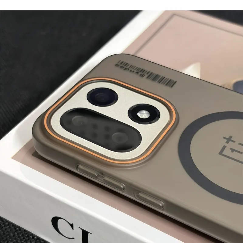 لون الحلوى الباركود المغناطيسي متجمد هارد شل ل ممن لهم رينو 15 برو ماكس 14 برو F/FS A6Pro A5X 4/5G مكافحة الإفلات حماية غطاء نحيف