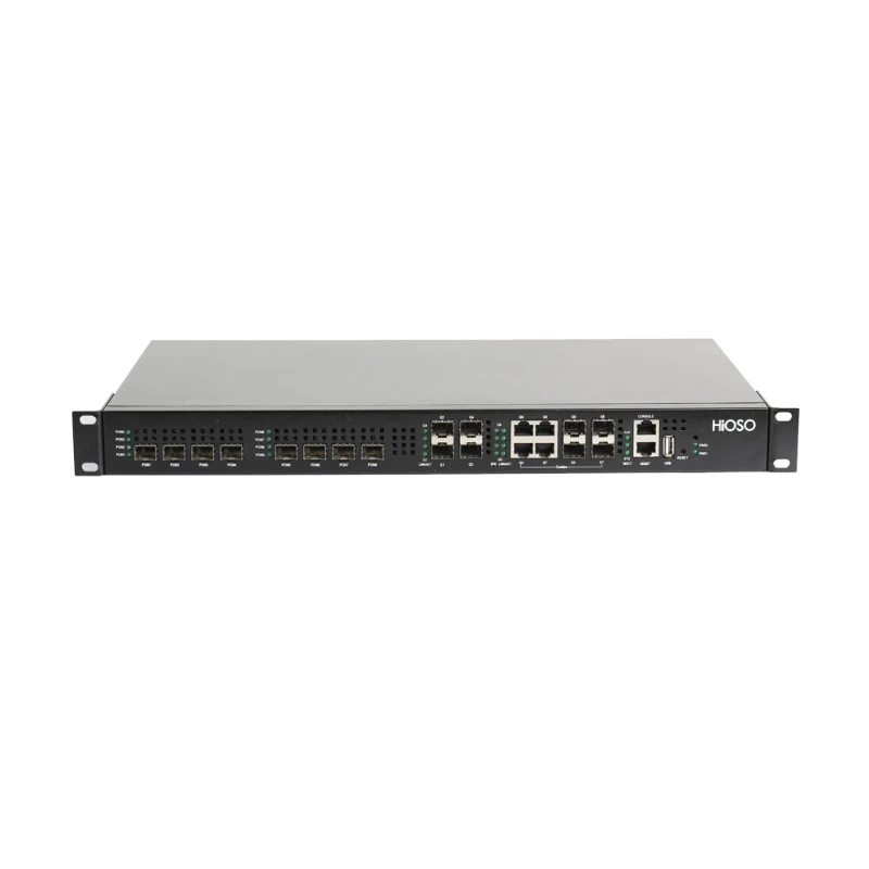 Equipamento de fibra óptica 8PON EPON OLT FTTx 8Ports Mini OLT FTTH mais vendido sem módulos Pon