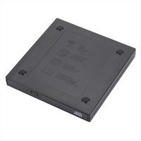 Stable- USB External CD DVD Drive, USB 2.0 Slim Protectable External Drive DVD-ROM Burner Player for Laptops PC Desktop Computer