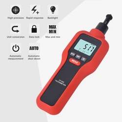 HT-522 Hand-held Digital Tachometer, Suitable for Automotive Laser Tachometer New LCD Display Handheld Tachometer Digital
