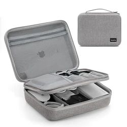 Estuche organizador electrónico de viaje de carcasa dura EVA para iPad Pro, Cables de disco duro de 11 pulgadas, auriculares, teléfono móvil, adaptador de CA multiuso