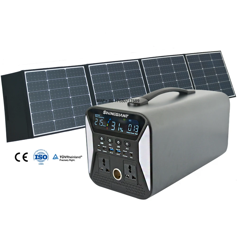 500 watt portable solar generator price complete set with panel
