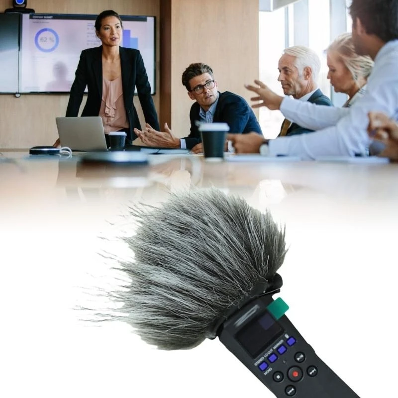 المسجلات الرقمية المحترفة الميكروفون فروي الزجاج الأمامي فراء لتكبير H1 أساسي