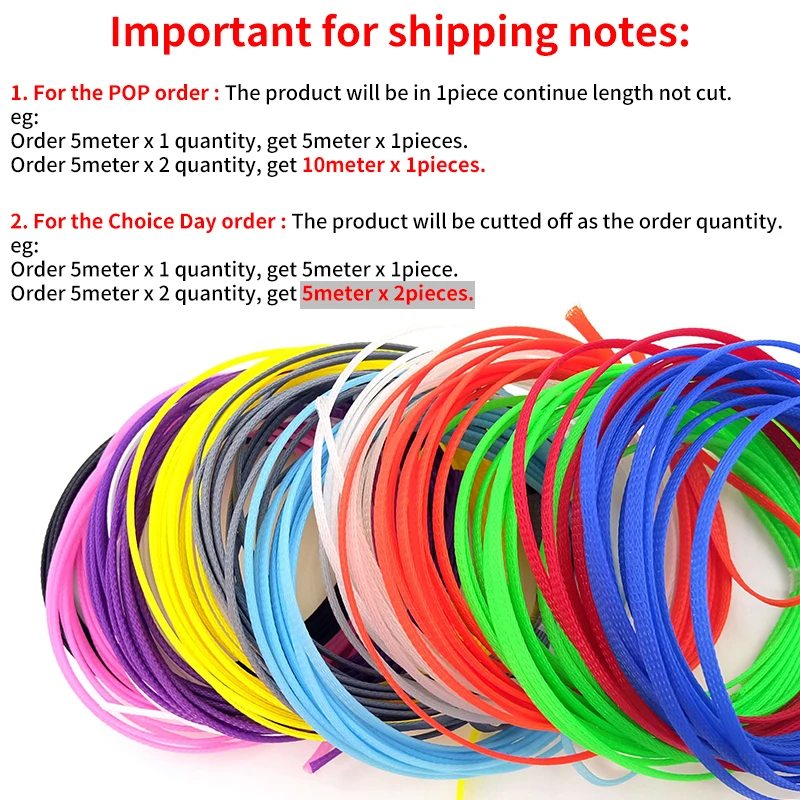 PET Expandable Cable Sleeve 3/4/6/8/10/12/14mm Tight Braided High Density Hardness Insulated Line Protection Wire Wrap Sheath