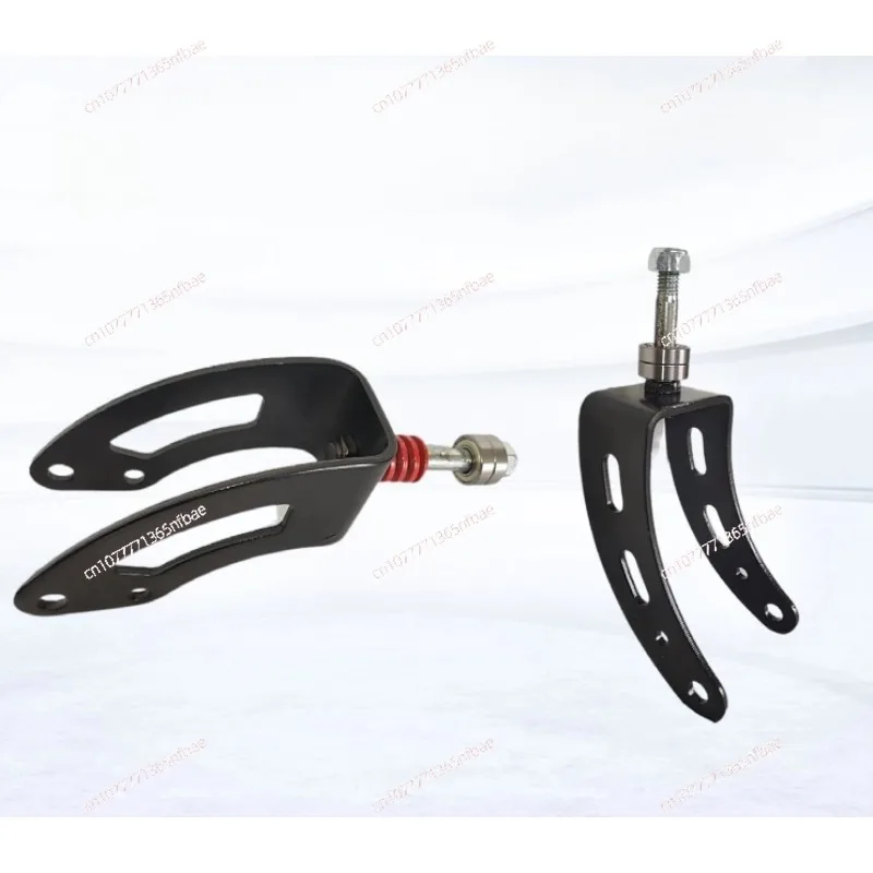 Precision CNC Aluminum Alloy Front Fork for Electric Wheelchairs, 5-8 Inch Shock Absorption Wheel Hub Adapter