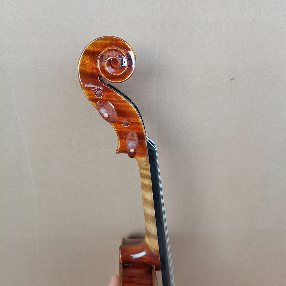 كمان مستوى الأداء من خشب التنوب الأوروبي 4/4 1/2 1/4 طالب ستراديفاريوس آلات موسيقية احترافية شحن مجاني