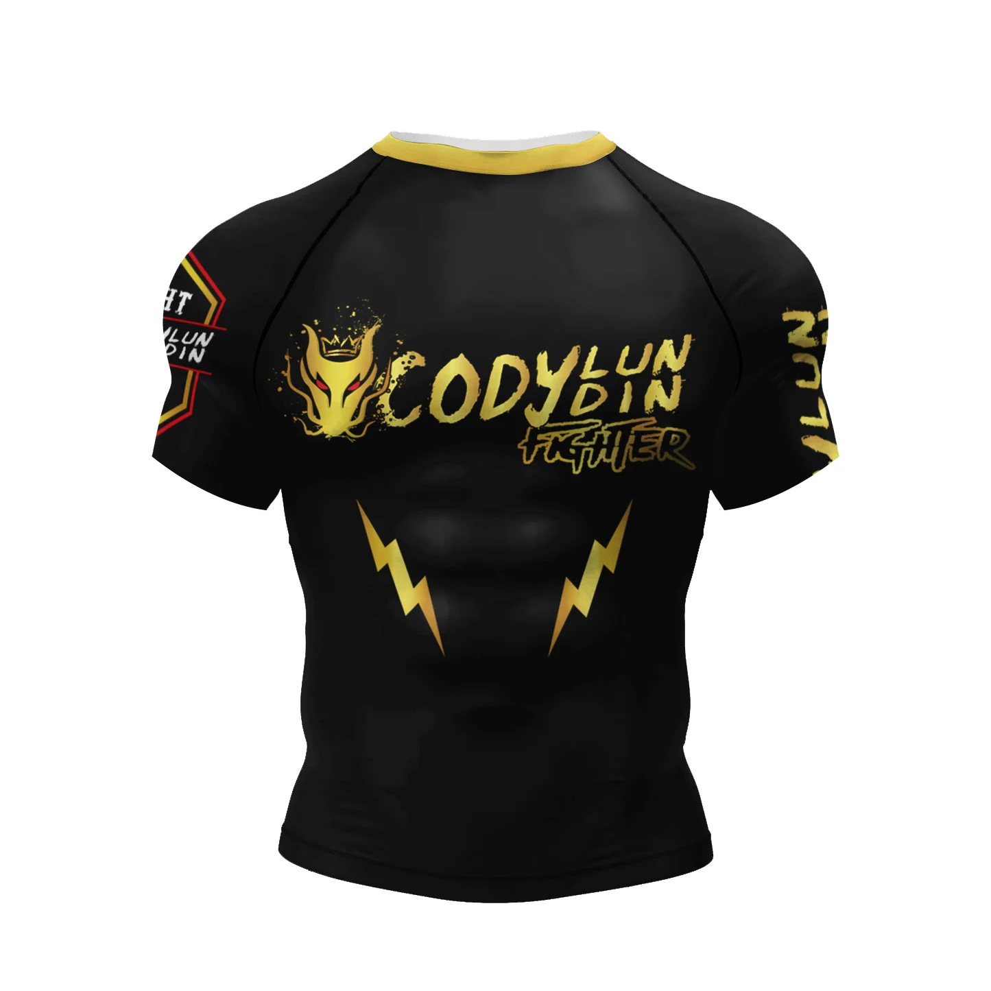 CODY LUNDIN Muay Thai Wear Brazilian jiu jitsu Rashguard bjj No Gi Rash Guard Compression Training T-shirts Combat Boxing Blouse