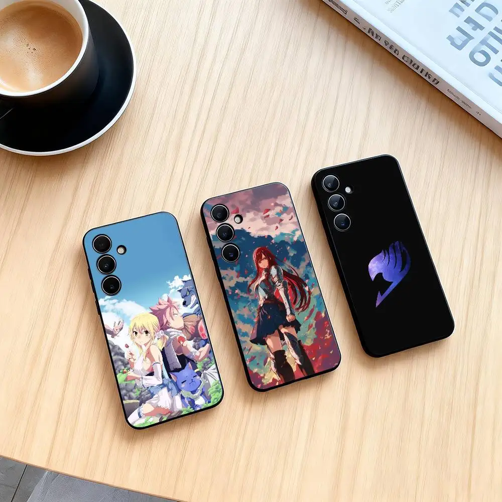 F-Fairy Tail Lucy  Phone Case For Samsung Galaxy A73,A72,A71,A70,A53,A52,A51,Others Soft Black Cover Gift