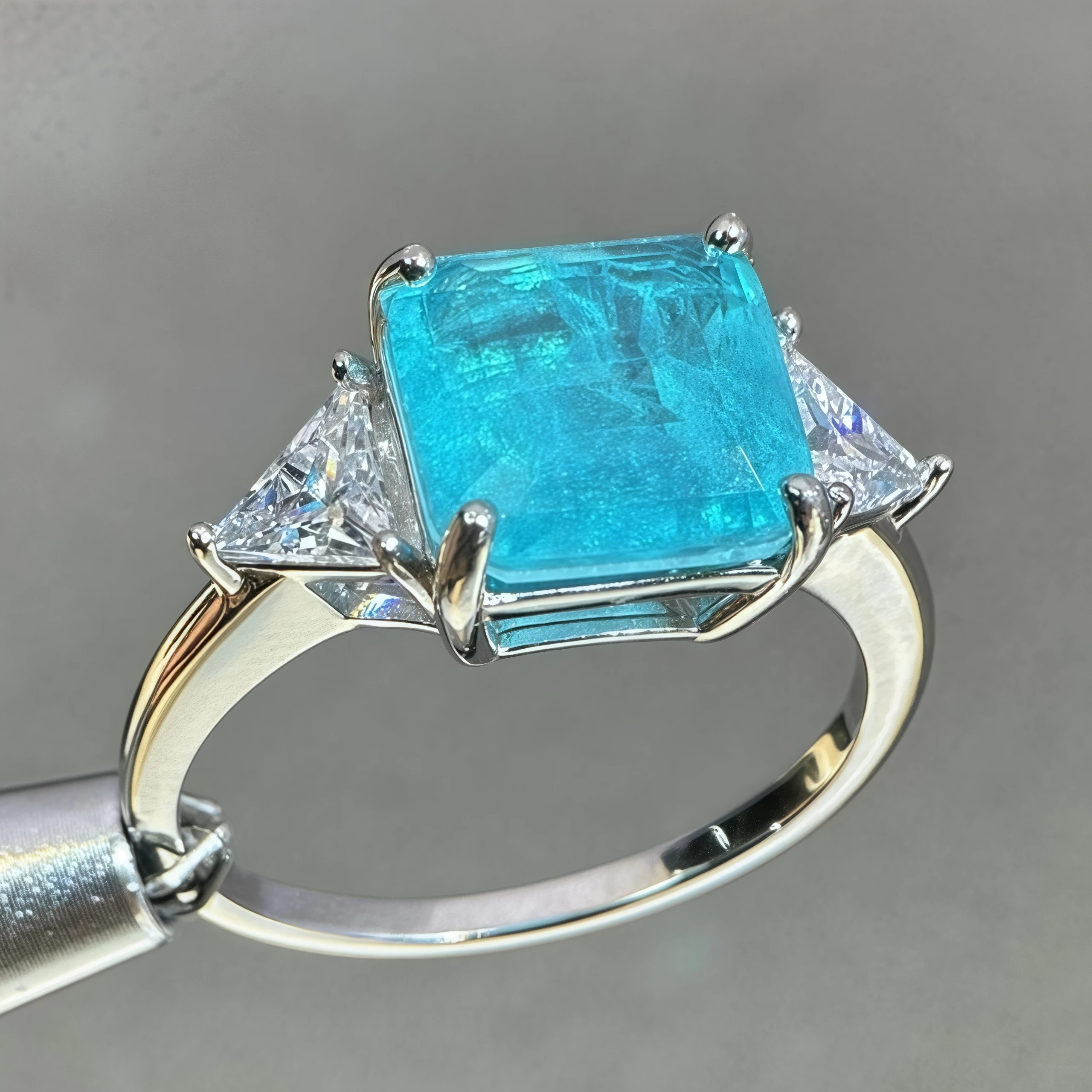 WINKIN WINSIN Brand MST Hot Sales s925 Gemstones Rings For Women CMA Certificated Fashion 925 Sterling Silver Ring Jewelry