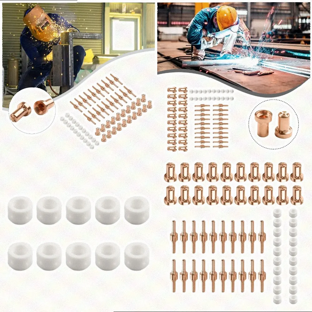 Welding Accessories Welding Equipment LG-40 for pt-31 for torch for plasma for pt-31 Thermal Conductivity 60 Pcs Copper Tips
