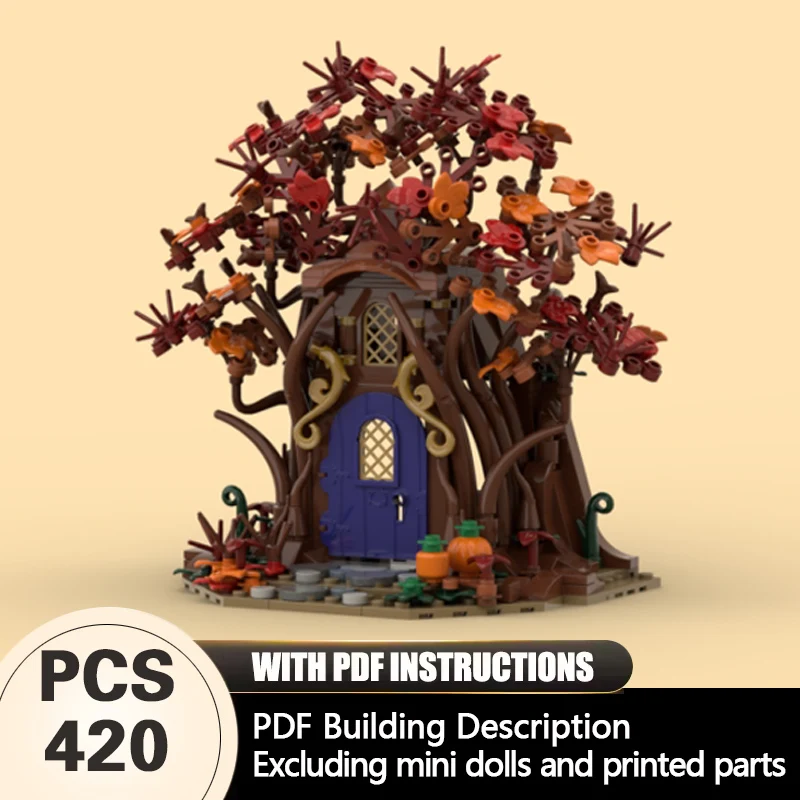 

Creators Animal Series Model MOC Building Bricks Fantasy Tree House Modular Technology Gifts Holiday Assemble Children Toys Suit