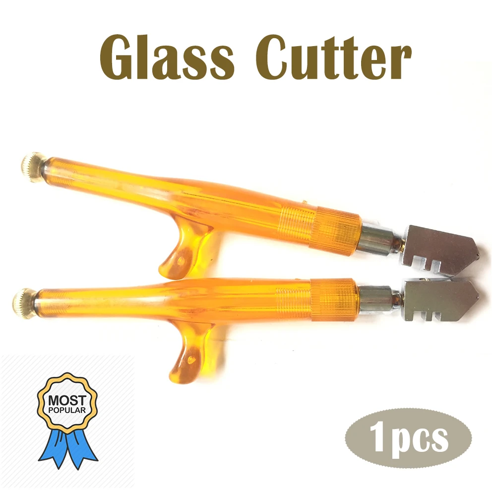 1pcs Diamond Alloy Roller Glass Cutter Glass Knife Tool Glass Cutter for Thick Glass Cutting Powerful Cutting Tool