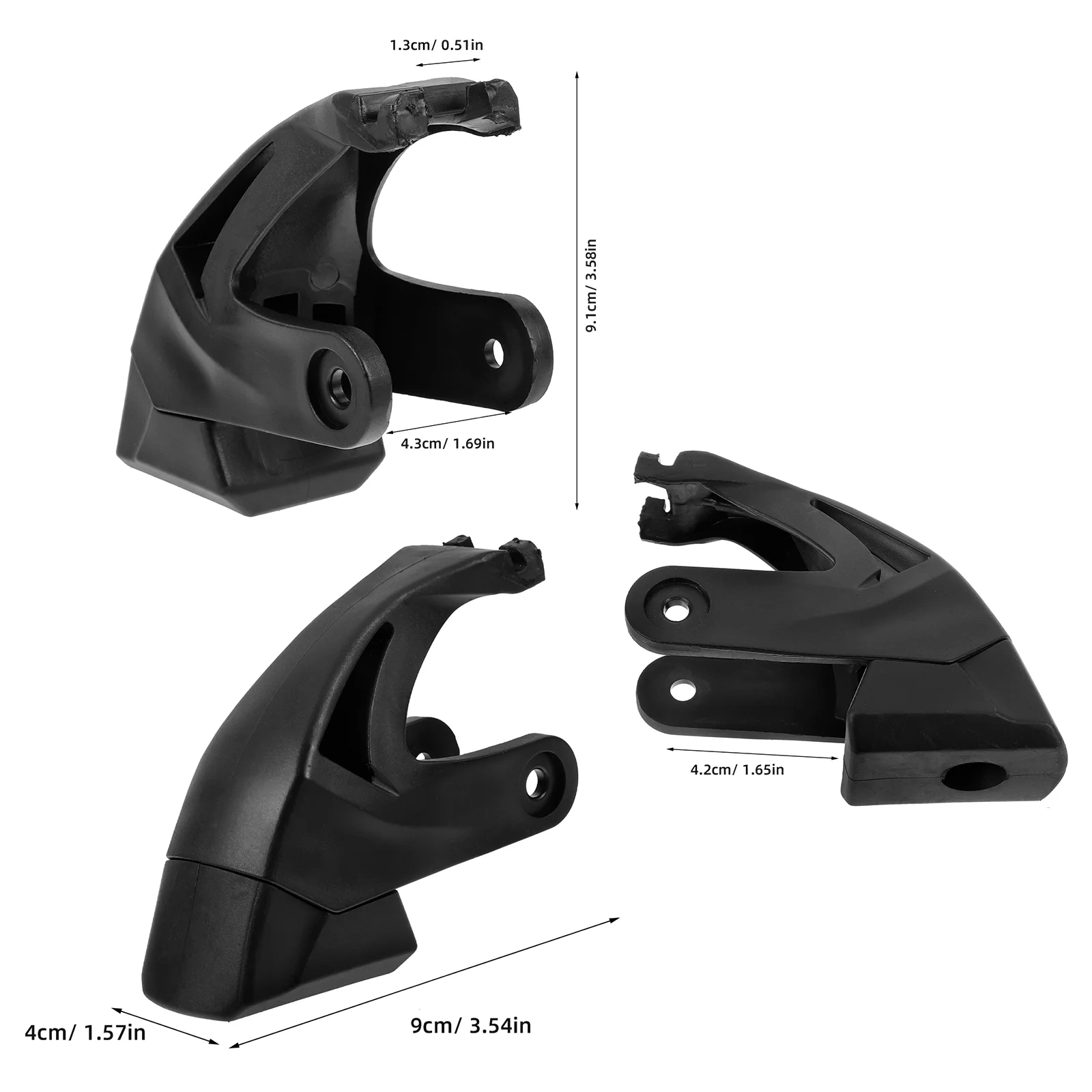 ローラースケートブレーキストッパー ブラック インラインスケートアクセサリー 大人用 頑丈なストップ スケート用 簡単取り付け ほとんどのローラースケートしっかり