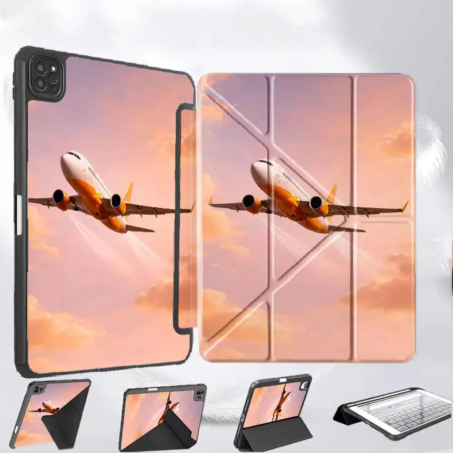 

Passenger Planes Sky Holder Cover Tablet Case For iPad Mini 6 7 Air 4 5 M3 M2 M4 11inch Pro 11th 10th 9th 8th 7th 12.9inch Pro