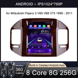 三菱,小型車,ラジオ,GPSナビゲーション用のマルチメディアビデオプレーヤー,MP3,9.7インチ,Android 13,v60,v68,v73,1999-2011