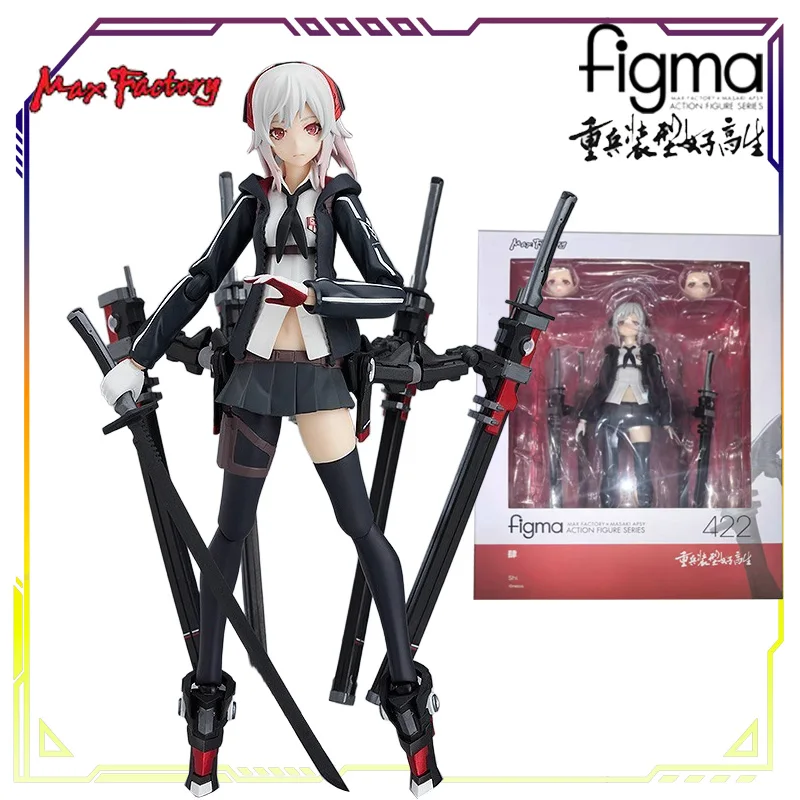 Max Factory Original FIGMA pesado armado femenino estudiante de secundaria serie 396 uno \ 485 otro Anime figura de acción modelo Juguetes