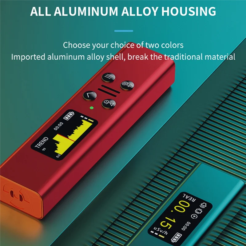 【جديد】كاشف الإشعاع النووي إنذار متعدد كاشف نووي عداد جيجر محمول لمراقبة الإشعاع