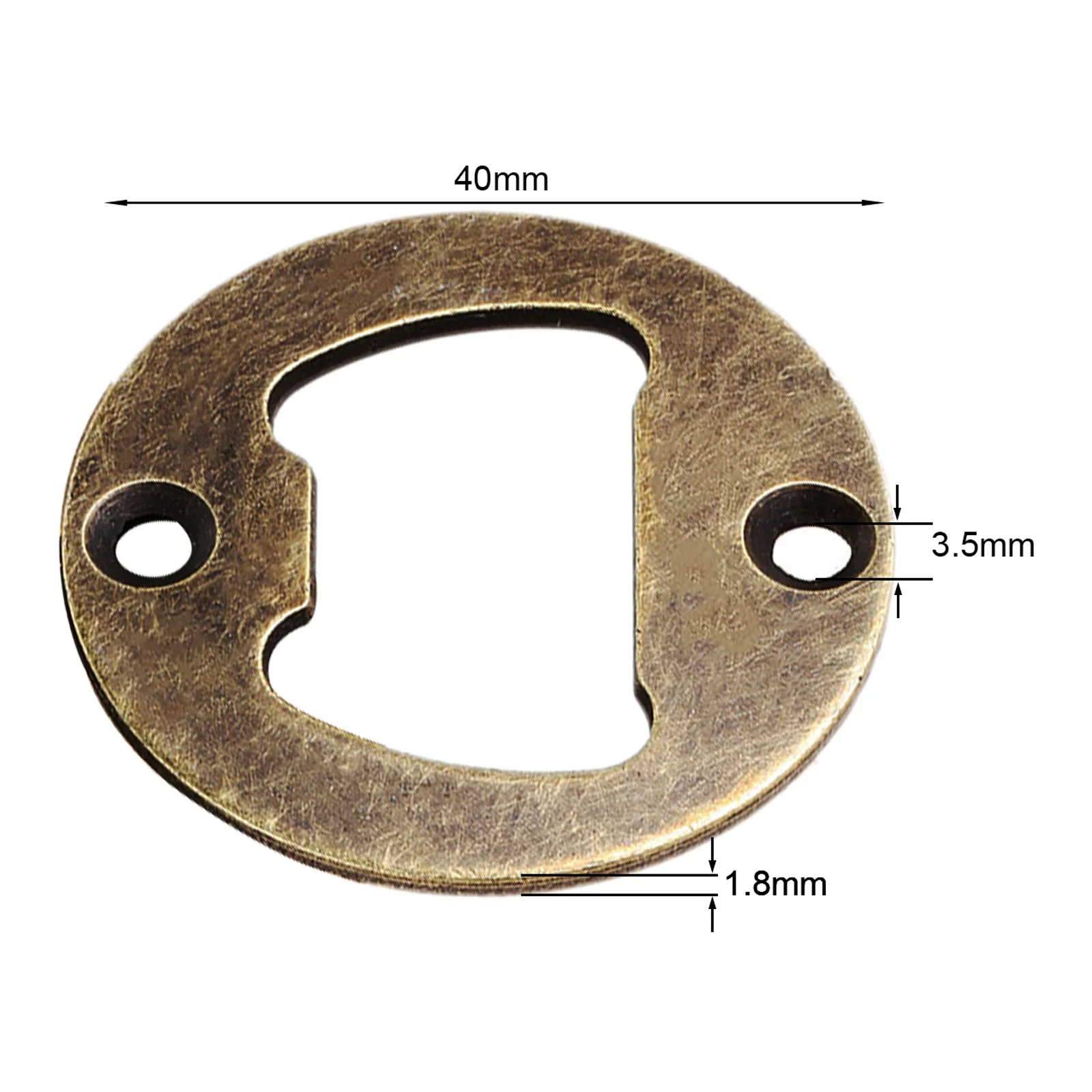 20pcs Bronze/Silver Bottle Opener Insert Round Metal Strong Polished Bottle Opener Insert Parts Beer Bottle Opener hardware 40mm