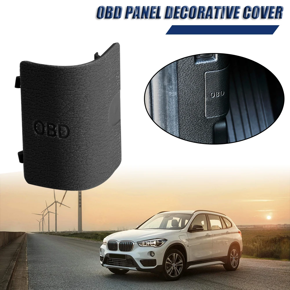 OBD Plug Cover Trim Cap 51439190686 Car Interior Kick Panel Cap 51437243111 OBD2 Diagnostic Plug Cover for BMW F25 X3 F26 X4 LHD