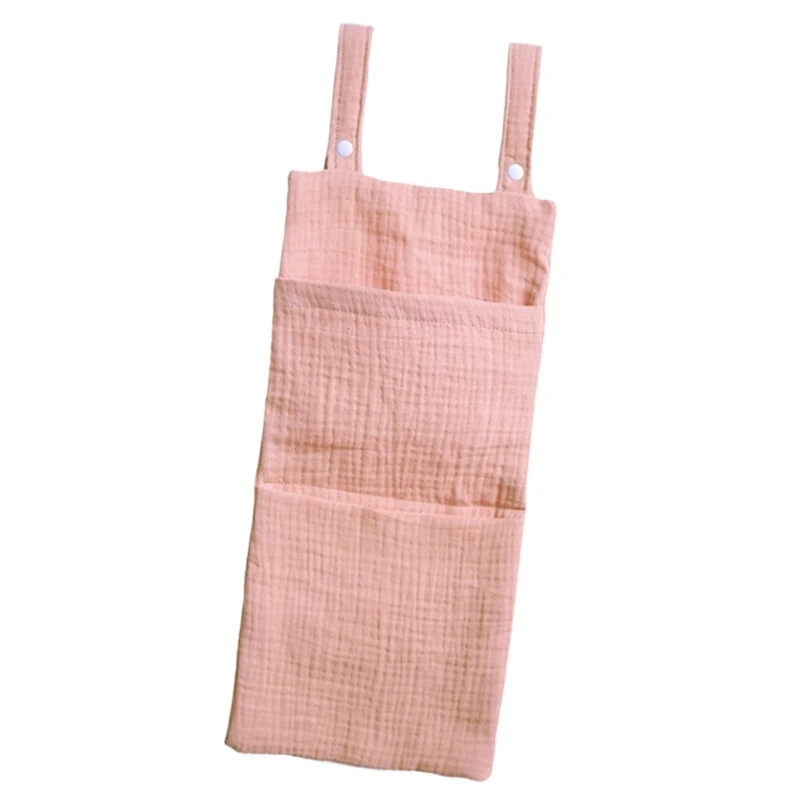 J15U متعدد الجيوب القطن الطفل السرير حقيبة تخزين قابلة للحمل مساحة كبيرة منظم لحفاضات لعبة الضروريات اليومية