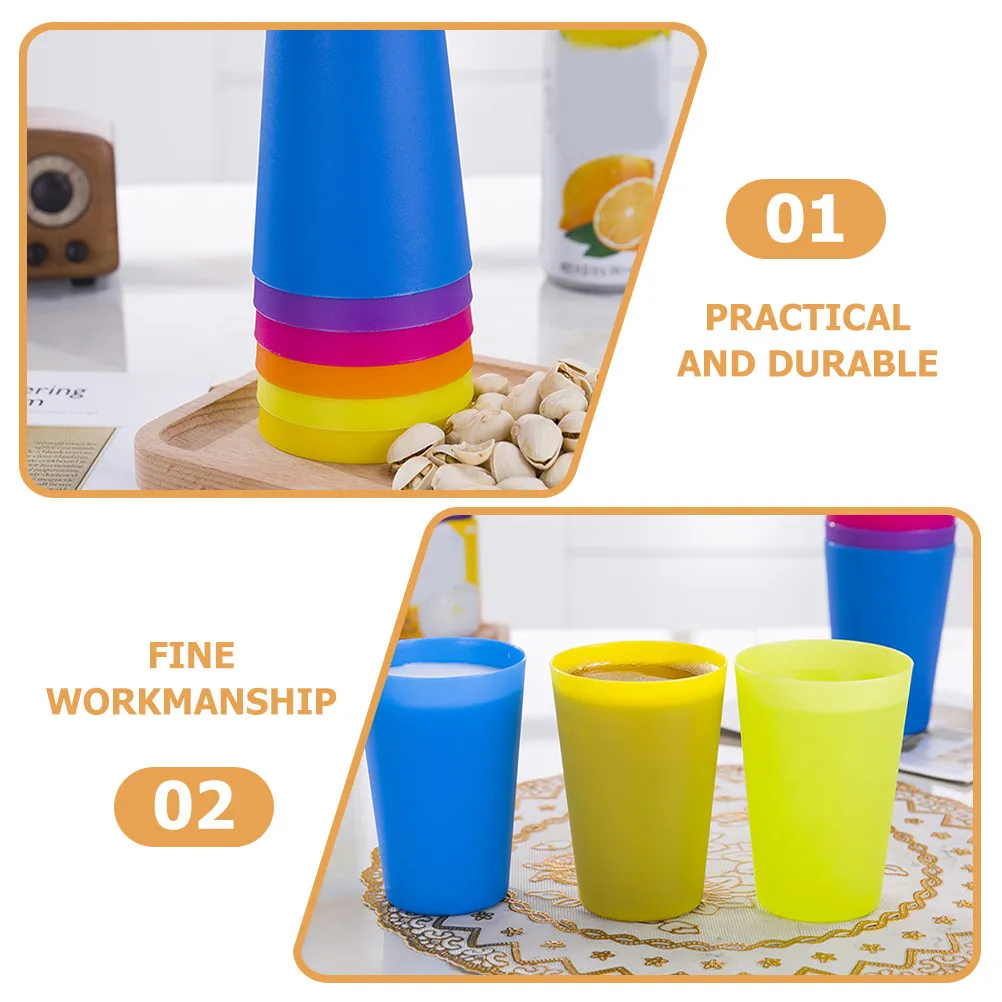 12Pcs Stacking Cups Bright Chunky Pieces for Toddlers Cognitive Patience Development Early Learning Sensory Stimulation